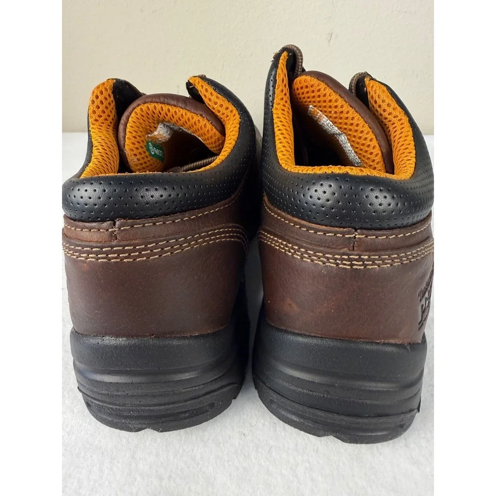 Timberland PRO TiTAN Oxford 11 W / 12.5 W Brown Alloy Safety Toe NIB Holiday Rea